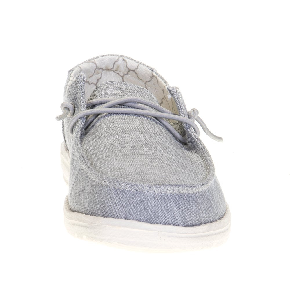 Hey Dude Youth Wendy Linen Grey Casual