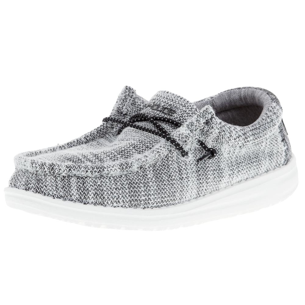 Hey Dude Youth Wally Stretch Yin Yang Casual Shoe