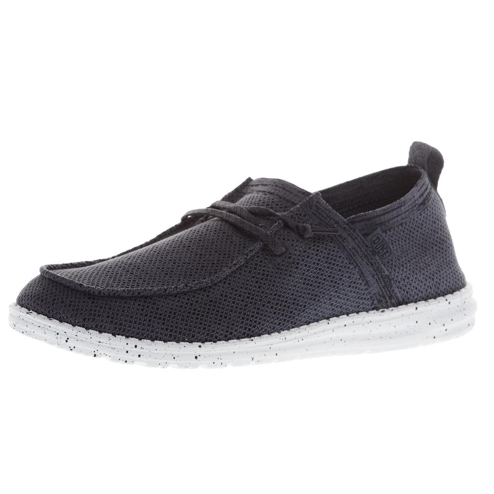 Hey Dude Men's Wally Halo Dark Grey Casual Shoe