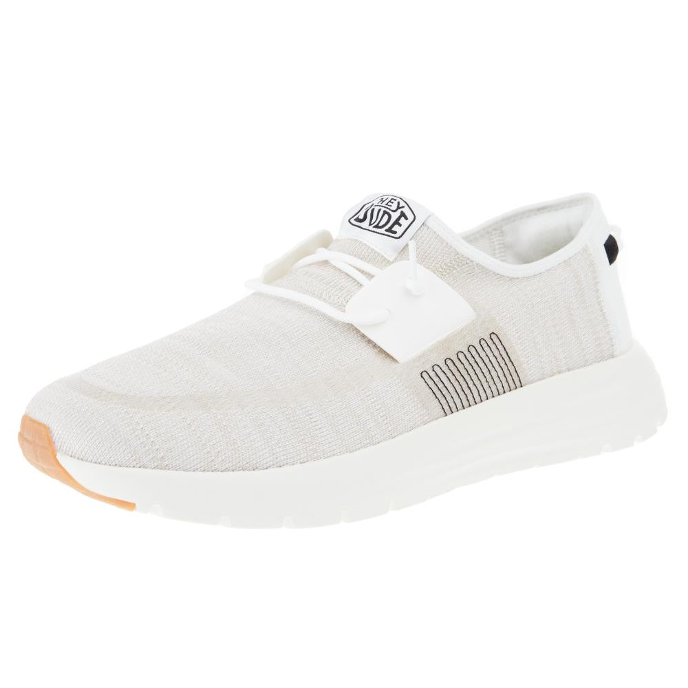 Hey Dude Men's Sirocco White Casual Shoe