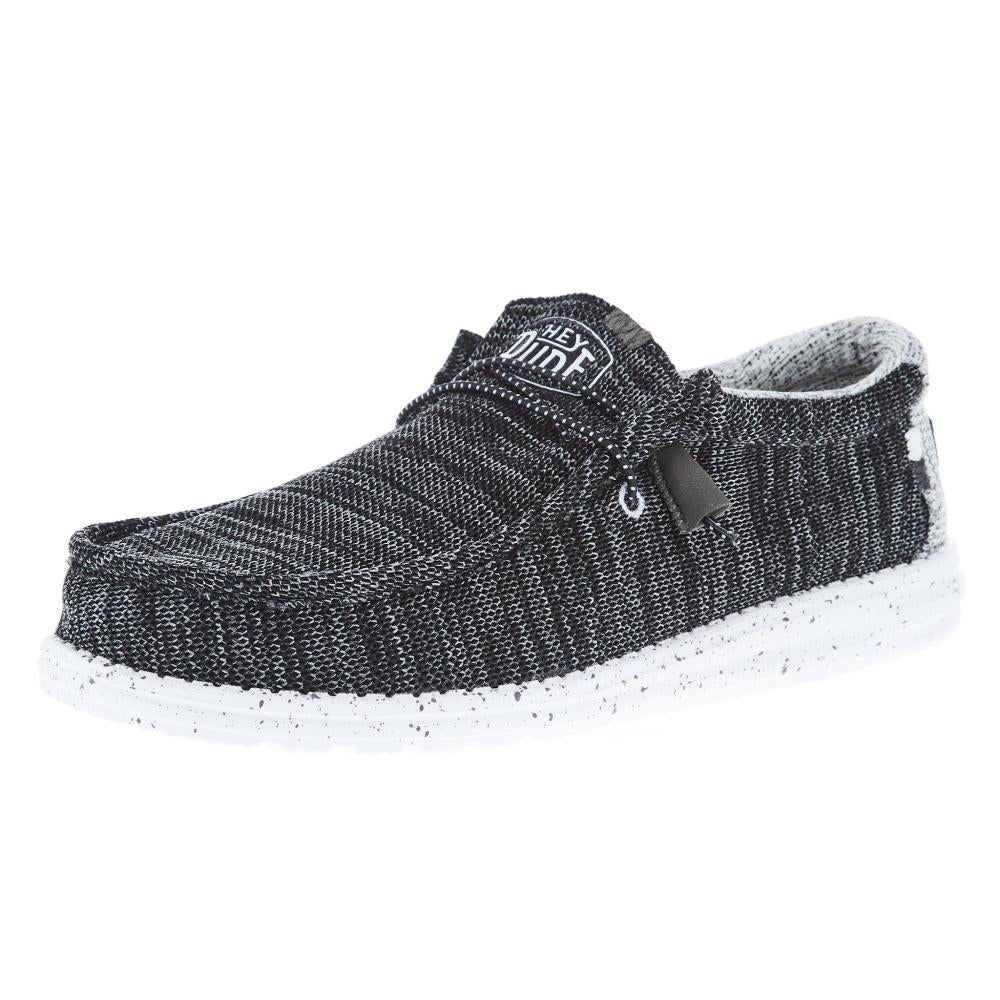 Hey Dude Men's Wally Stretch Mix Meteorite