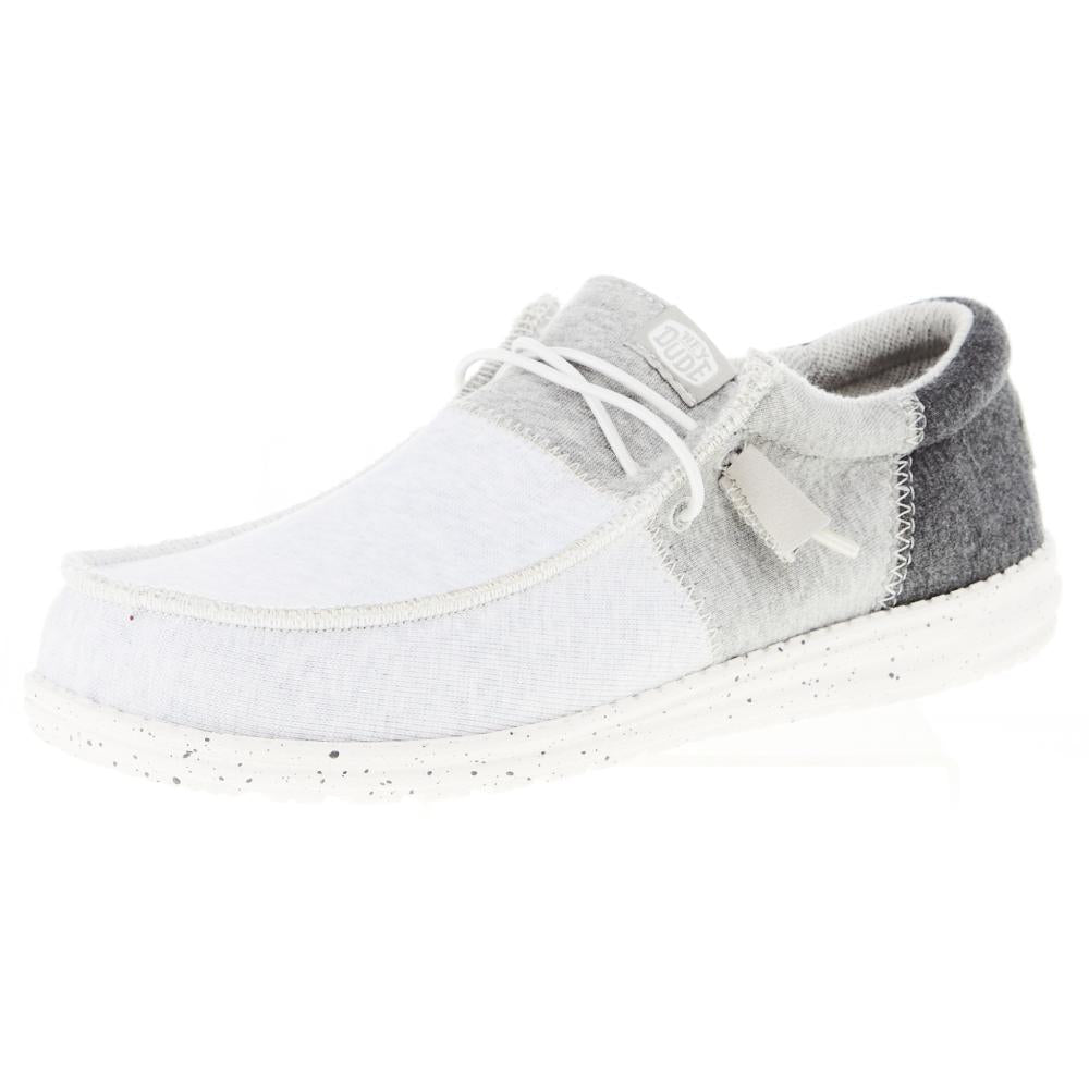Hey Dude Men's Wally Tri Varsity Grey Casual Shoe