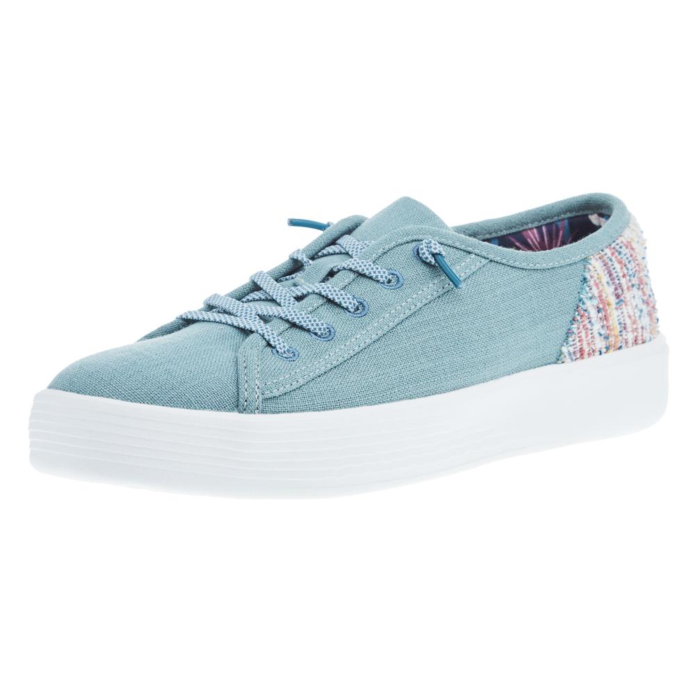 Hey Dude Women's Cody Craft Linen Aqua Casual