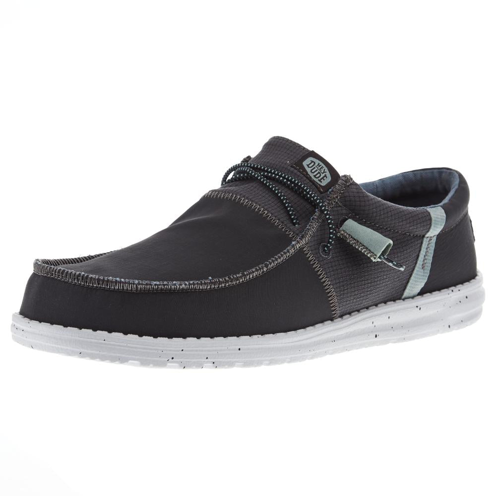 Hey Dude Mens Charcoal Wally Tri Nylon Trailhead Casual