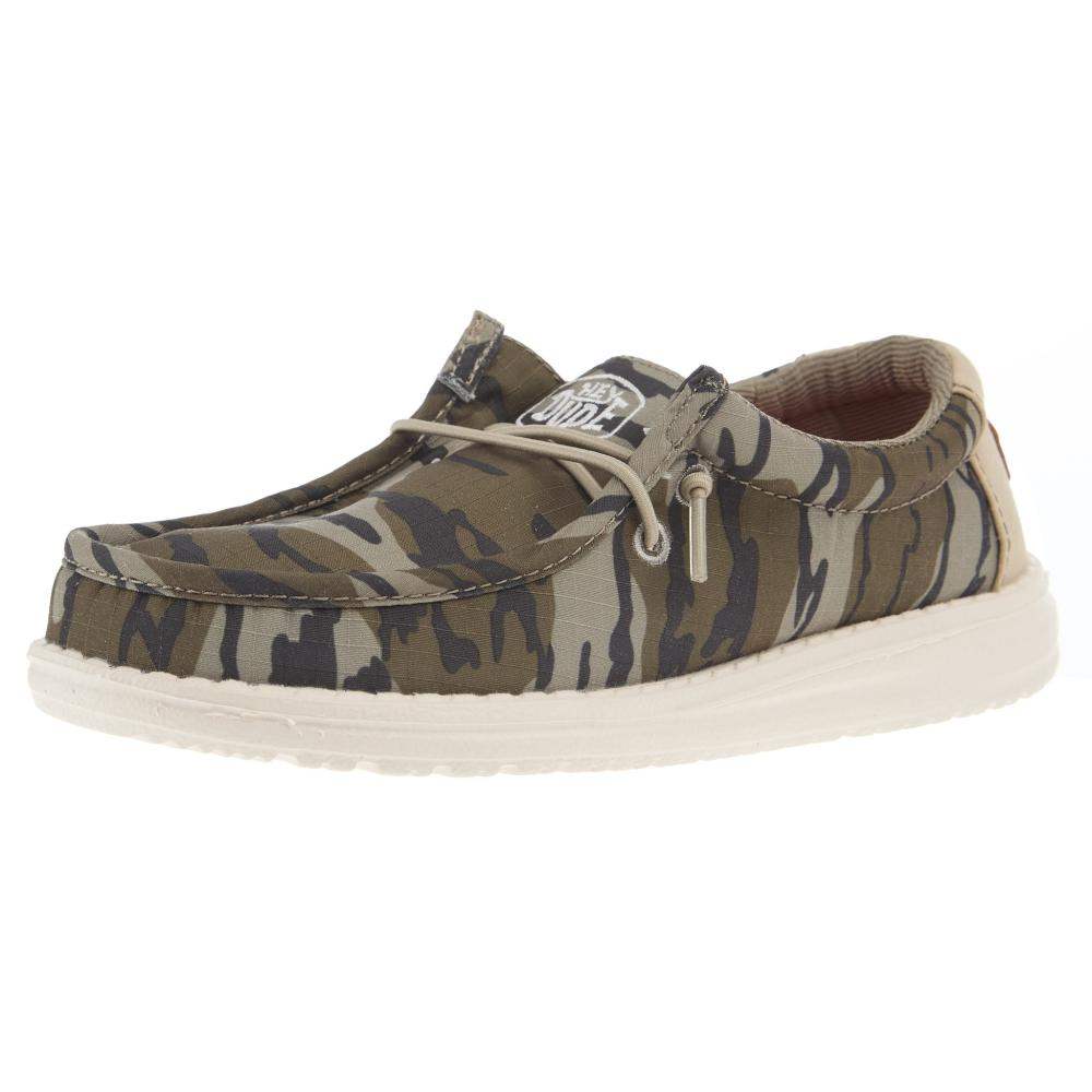 Hey Dude Youth Wally Mossy Oak Original Bottomland