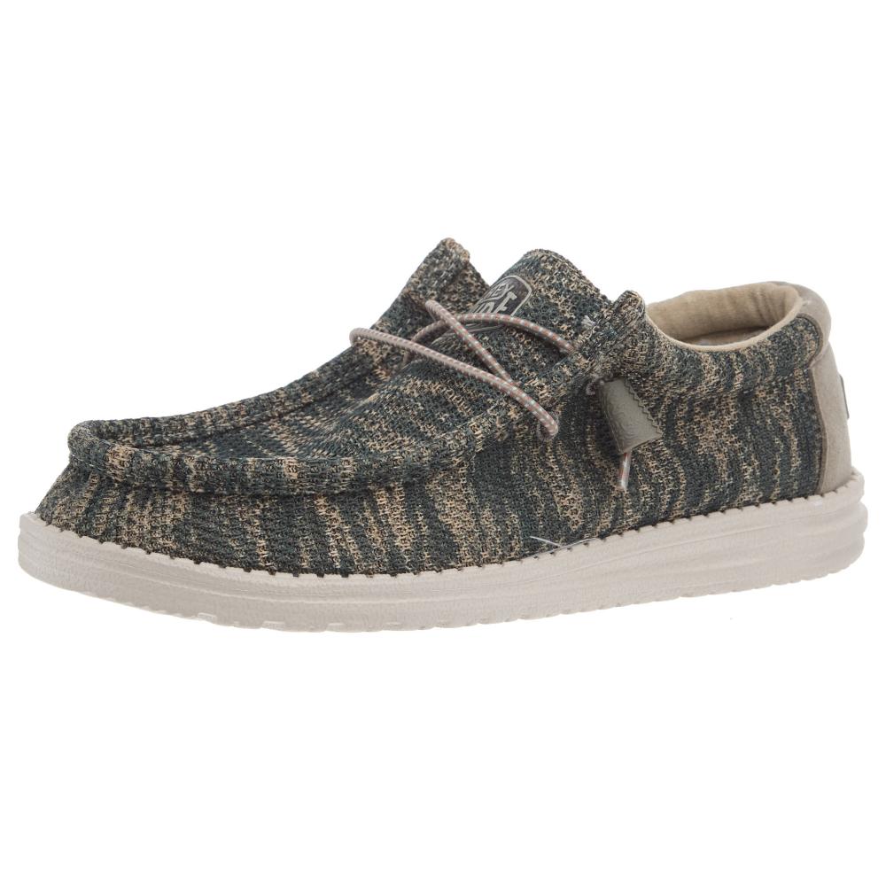 Hey Dude Men's Wally Sox Woodland Camo Casual Shoe