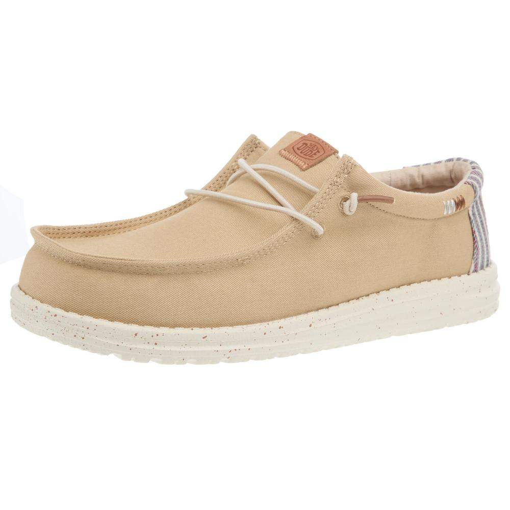 Hey Dude Men's Wally Tan Workwear Casual Shoe