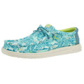 Hey Dude Men's Wally Tropical Blue Casual Shoe