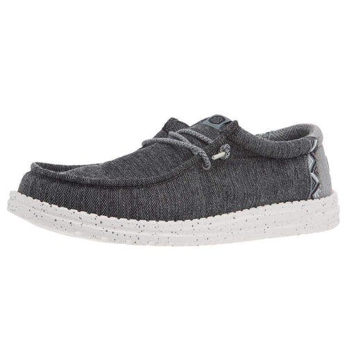 Hey Dude Men's Wally Coastline Black Casual Shoe