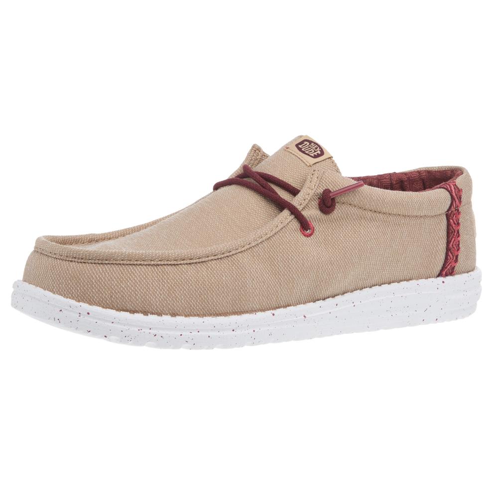 Hey Dude Men`s Walnut Wally Coastline Casual Shoe
