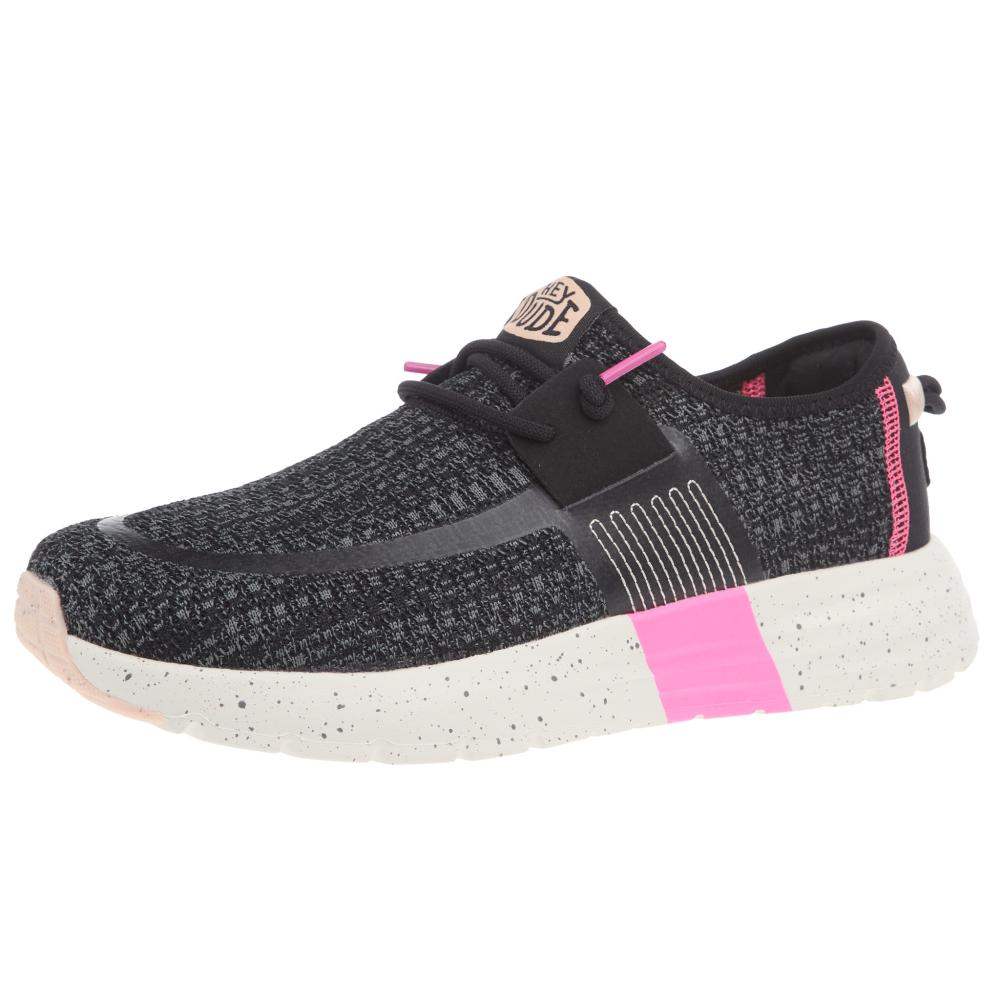 Hey Dude Women's Sirocco W Sport Stripe Black Casual