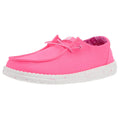 Hey Dude Women's Wendy Canvas Neon Pink Casual