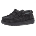 Hey Dude Wally Toddler Stretch Mesh Black on Black