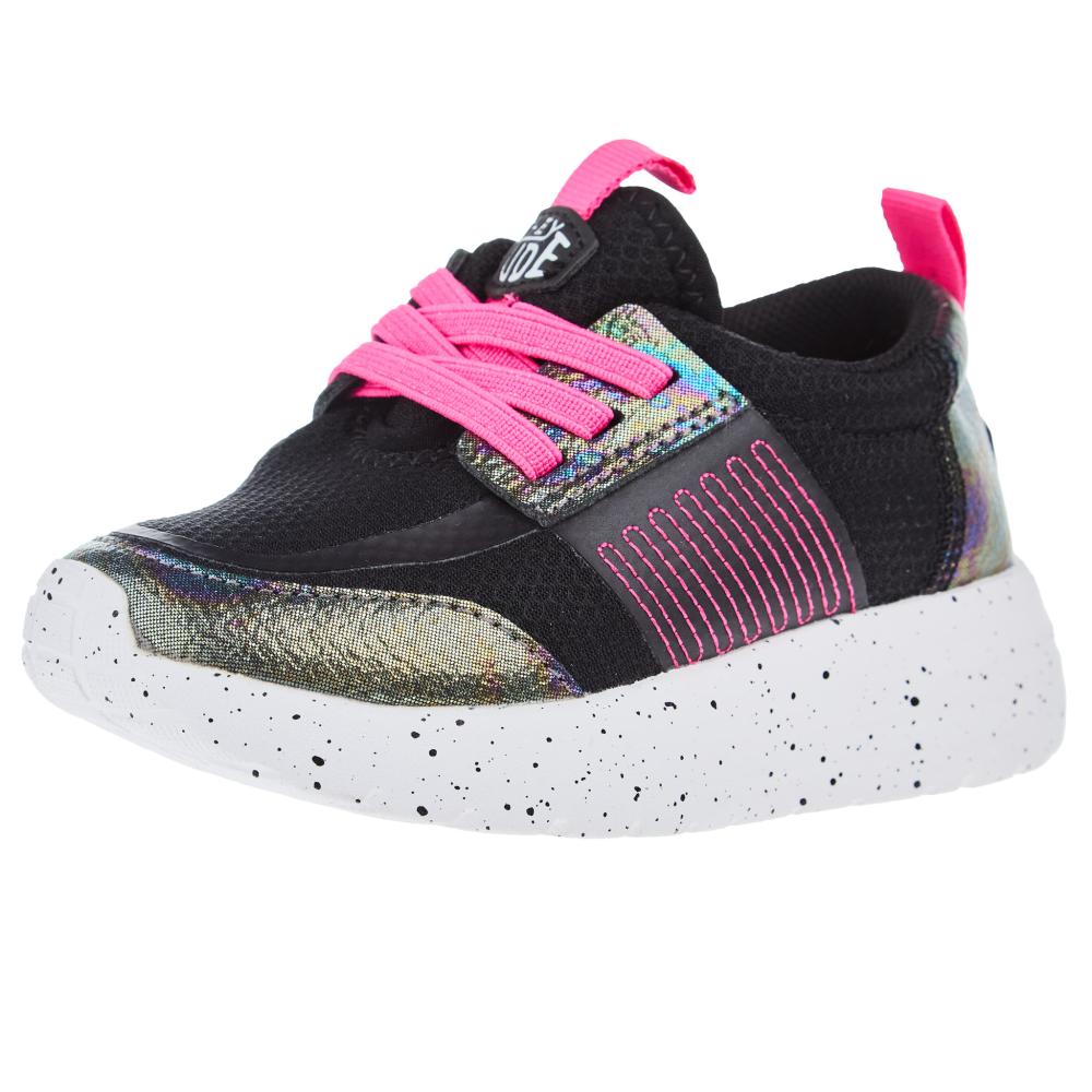 Hey Dude Sirocco Play Toddler Black and Pink