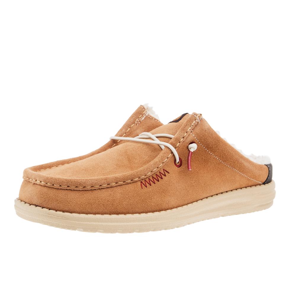 Hey Dude Mens Wally Warm Beige Casual Shoe