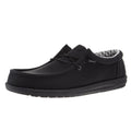Hey Dude Mens Wally Classic Black Casual Shoe
