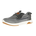 Hey Dude Men`s Monument Grey Wally Drift Mesh Tennis Shoe