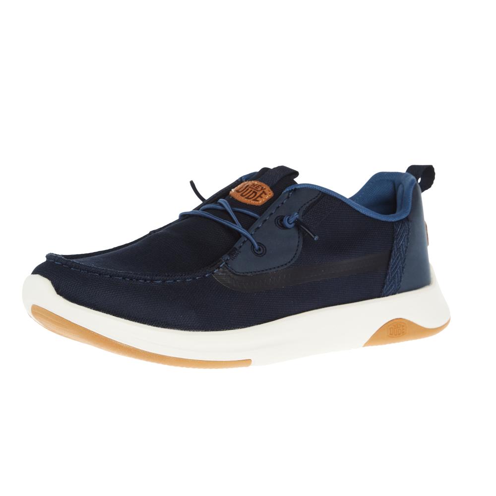 Hey Dude Men`s Navy Blazer Wally Drift Mesh Tennis Shoe