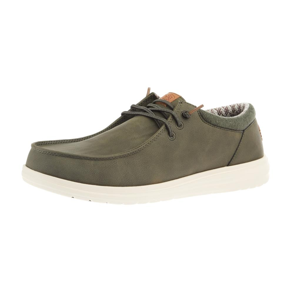 Hey Dude Men`s Paul Classic Olive Casual Shoe