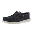 Hey Dude Men`s Wally Jute Black/Granite Grey Shoe