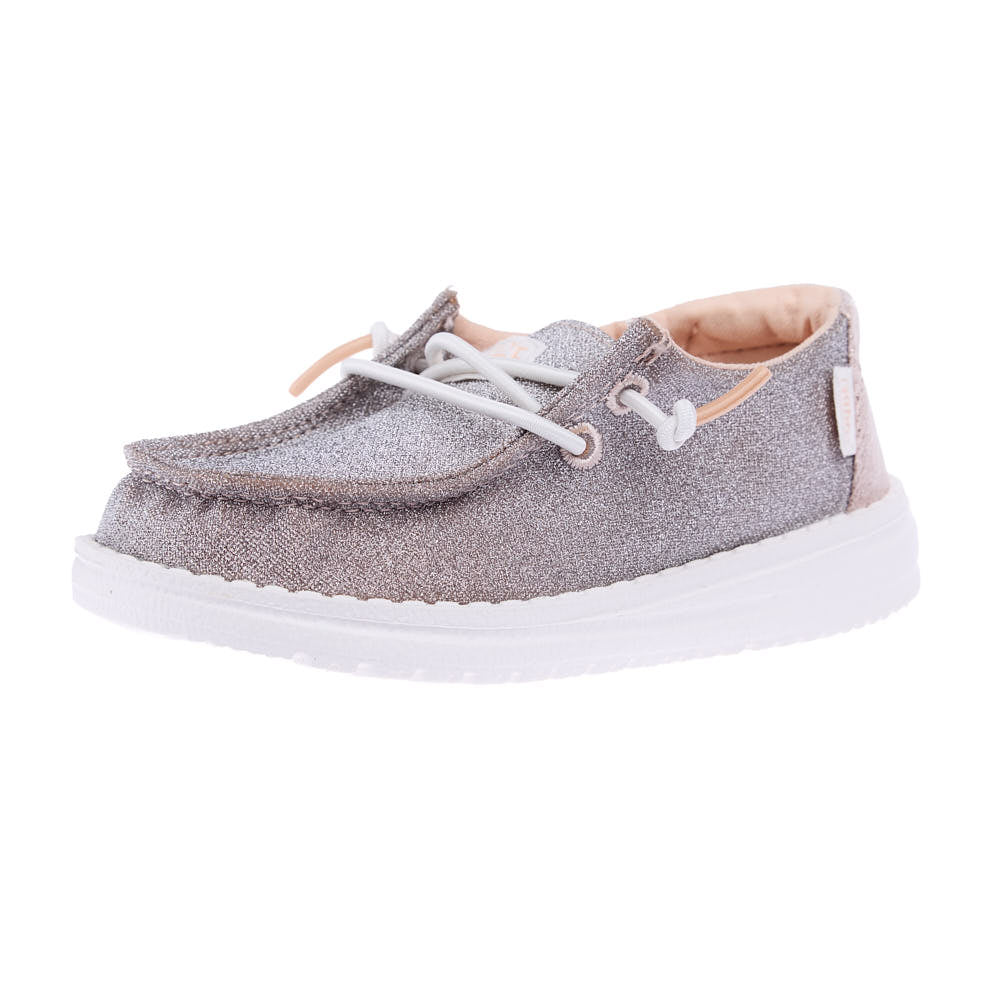 Hey Dude Toddler Wendy Rose Gold Metallic Sparkle