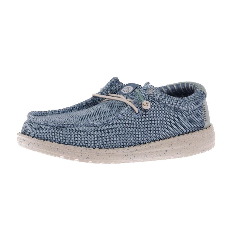 Hey Dude Youth Wally Cloud Blue Stretch Sox