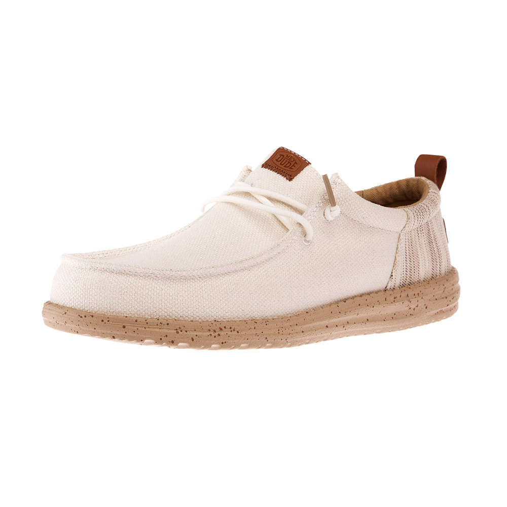 Hey Dude Men`s White Wally Funk Woven Jacquard Casua
