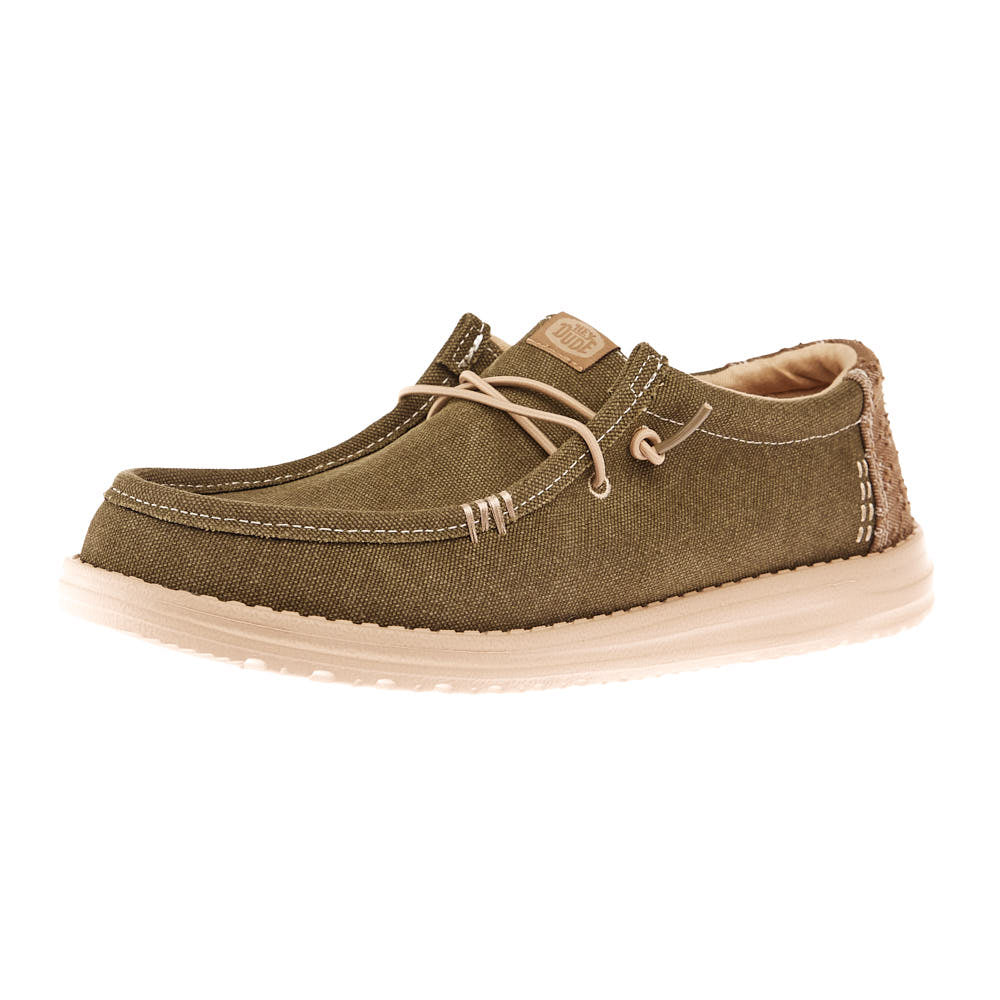 Hey Dude Men`s Green Wally Workwear Casual