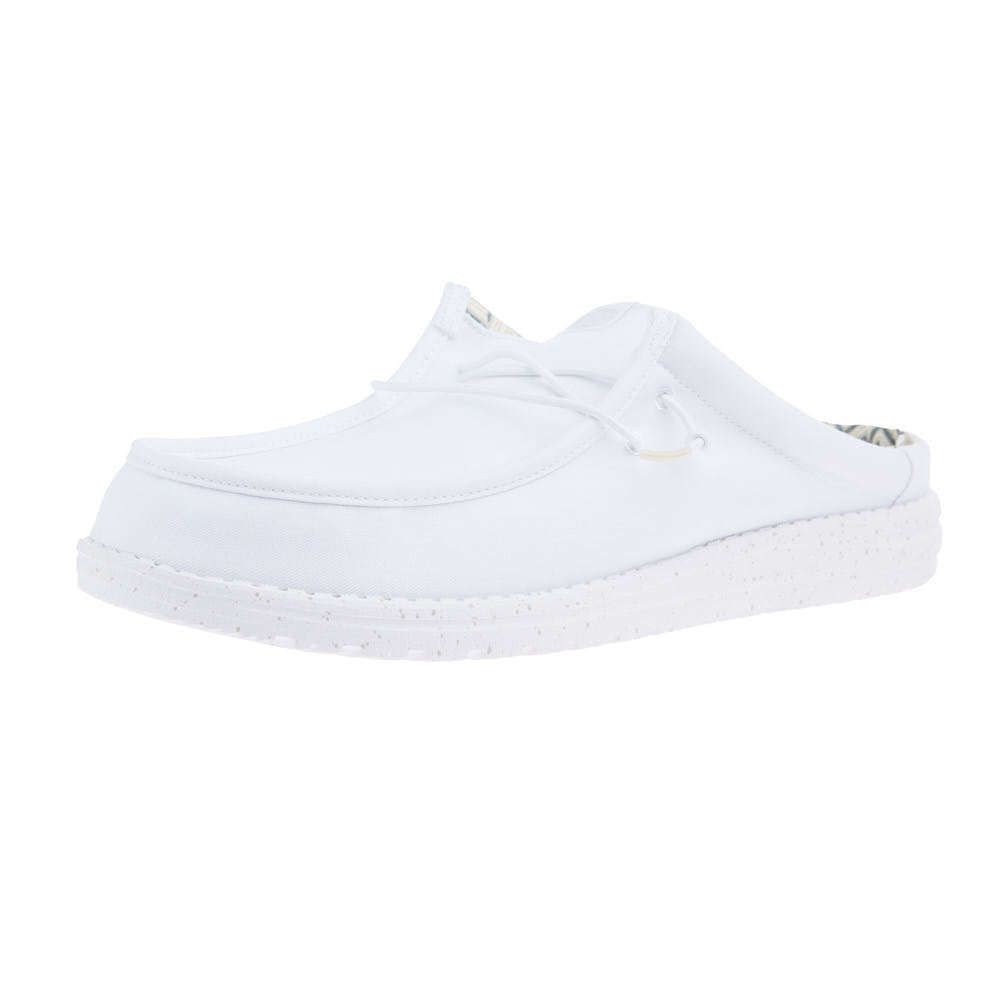 Hey Dude Men's Wally Slip On White Casual Shoe