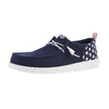 Hey Dude Mens Navy Blazer Wally Funk Americana Stars Casual Shoe