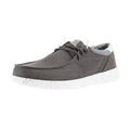 Hey Dude Mens Grantie Grey Paul Washed Nylon Casual Shoe