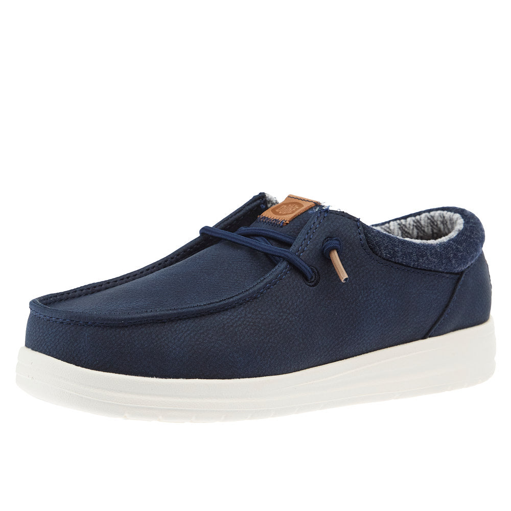 Hey Dude Youth Paul Classic Navy Casual Shoe