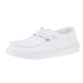 Hey Dude Women`s Wendy Funk Mesh Shoelry White Casual