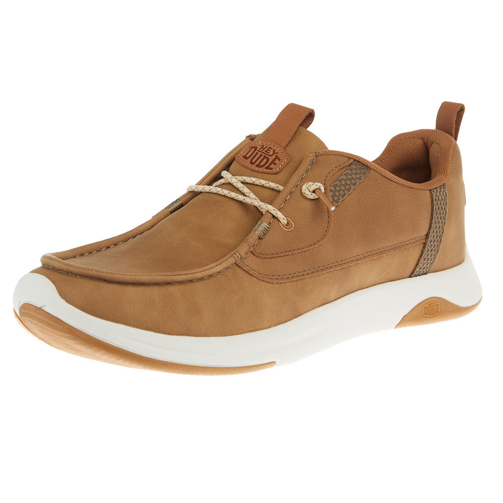 Hey Dude Men's Wally Drift Classic Sepia Tint Sneaker