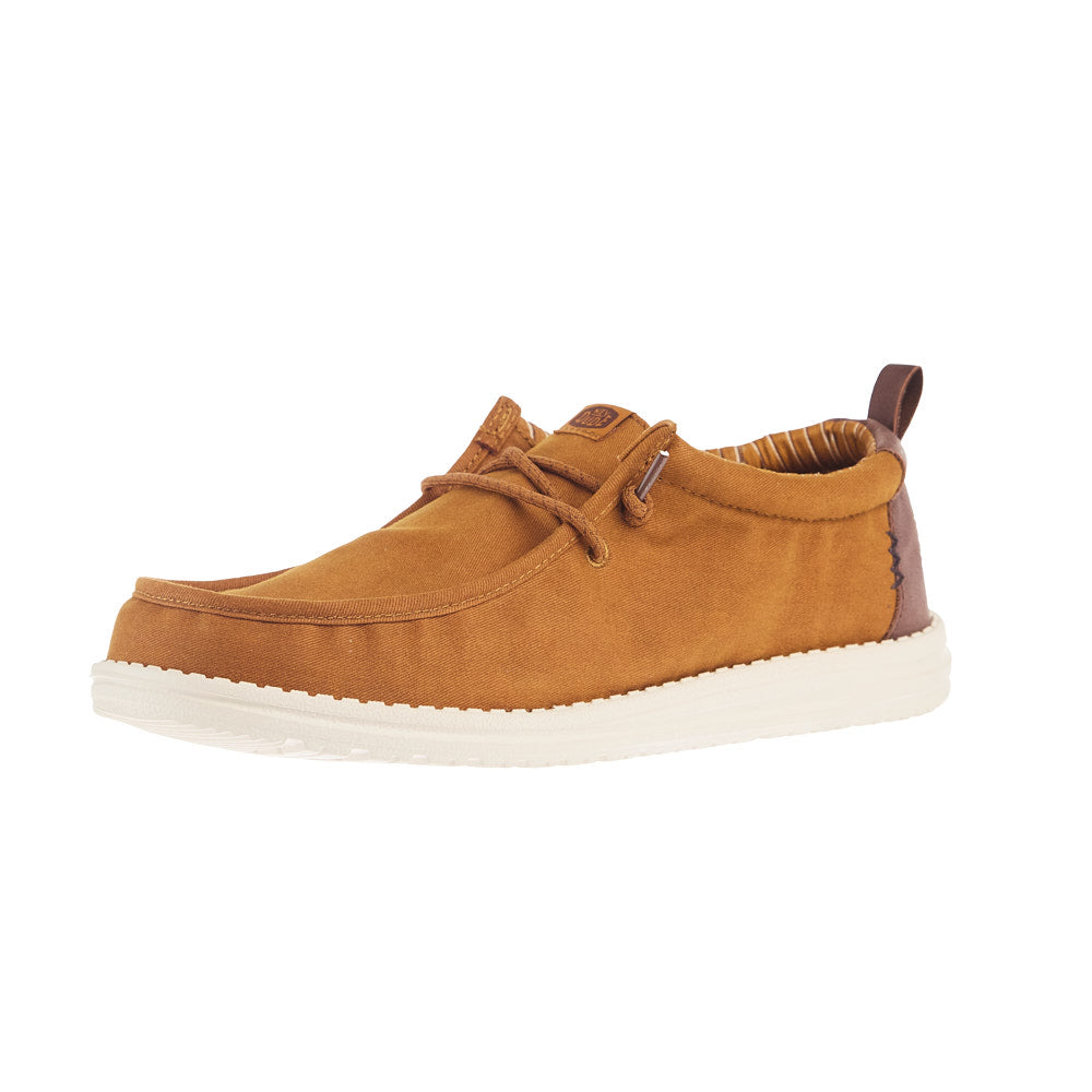 Hey Dude Men's Wally Vintage Classic Spice Brown Casual
