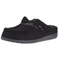 Hey Dude Men's Wally Slip Black Sherpa