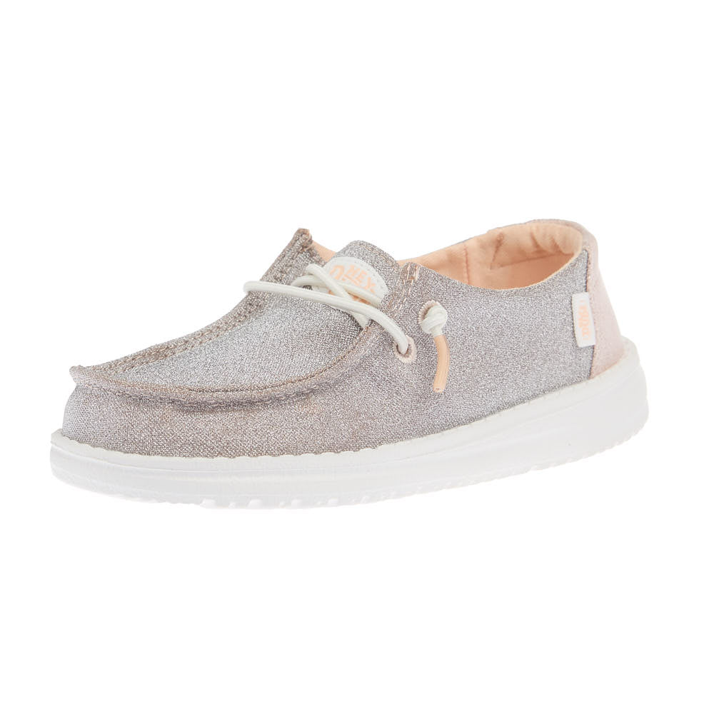 Hey Dude Youth Wendy Rose Gold Metallic Sparkle