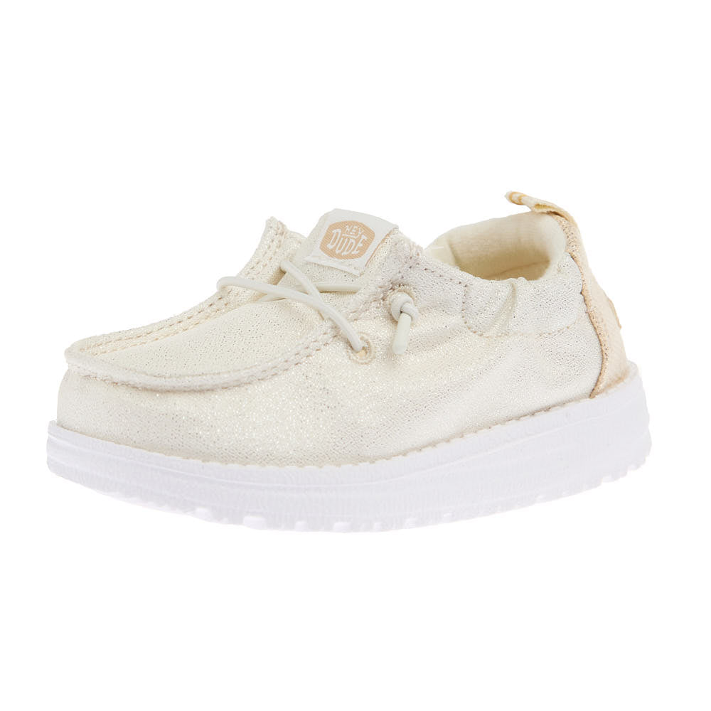 Hey Dude Infant Lil Champagne Glitter Slip On