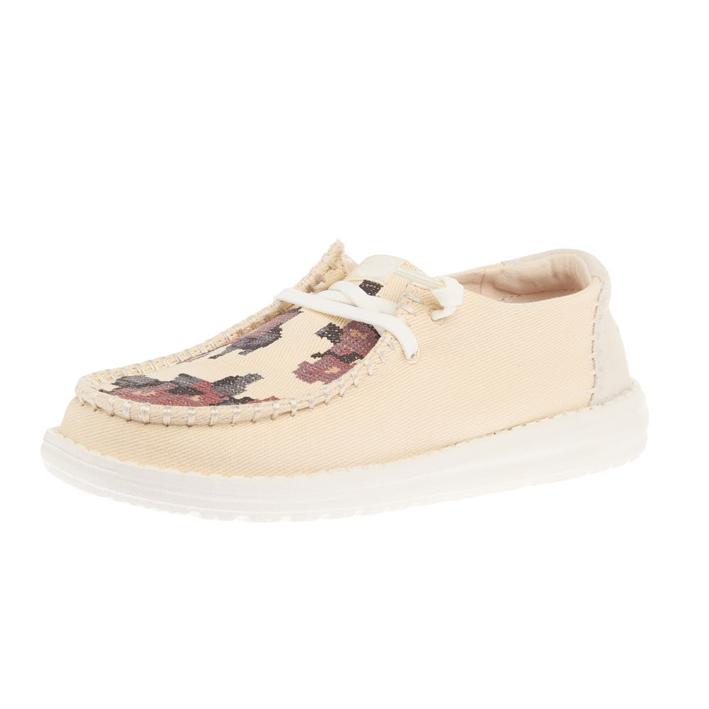 Hey Dude Women's Wendy Cross Stitch Wood Ash Multi Casual