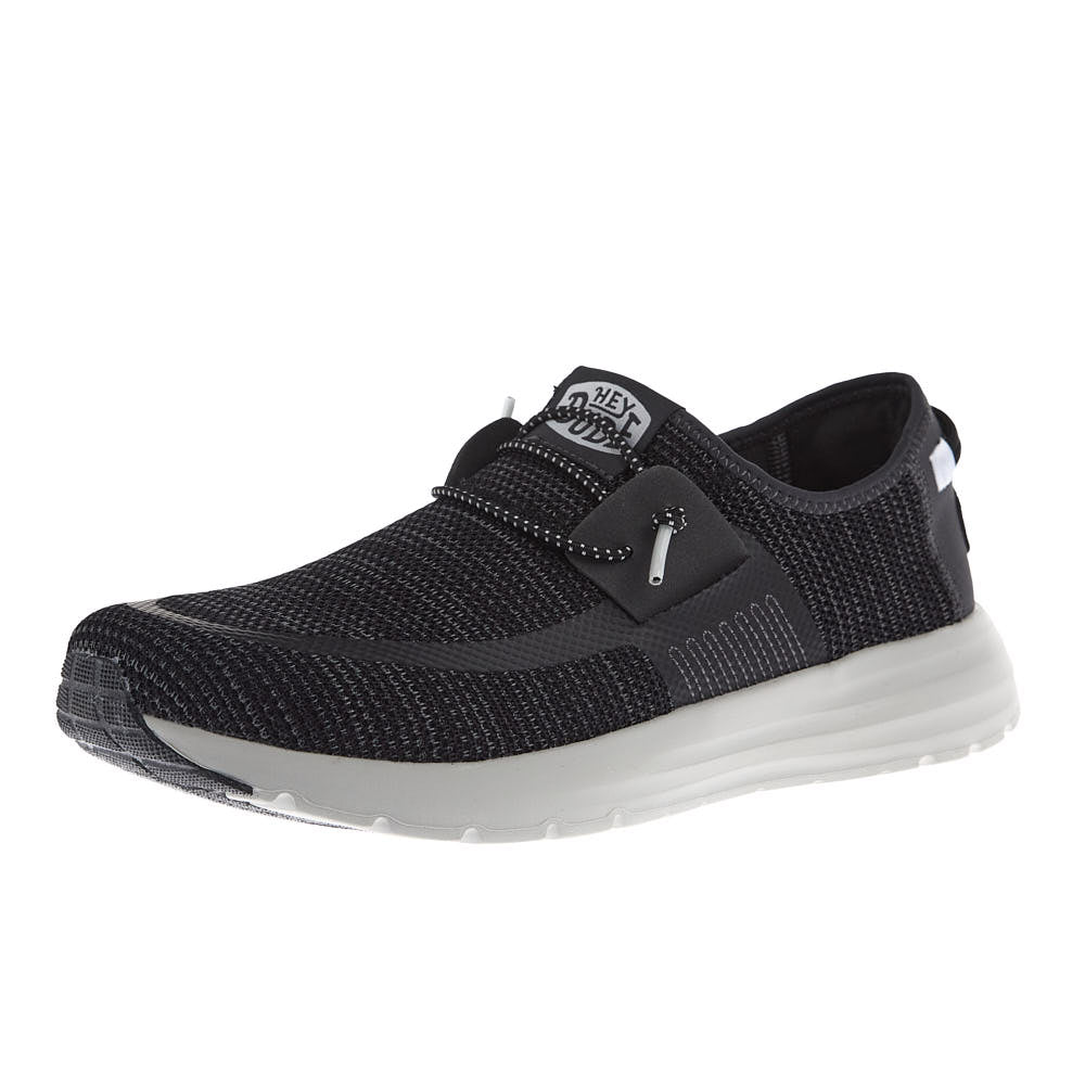 Hey Dude Men's Sirocco Stretch Sox Black Multi Casual Shoe