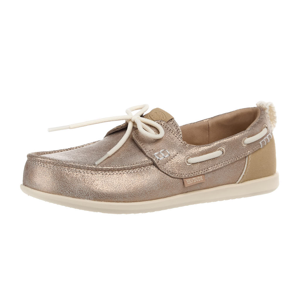 Hey Dude Women's Harbor Breeze Lo Classic Platinum