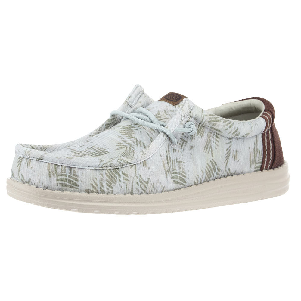 Hey Dude Men's Wally Washed Palm Harbor Green Casual