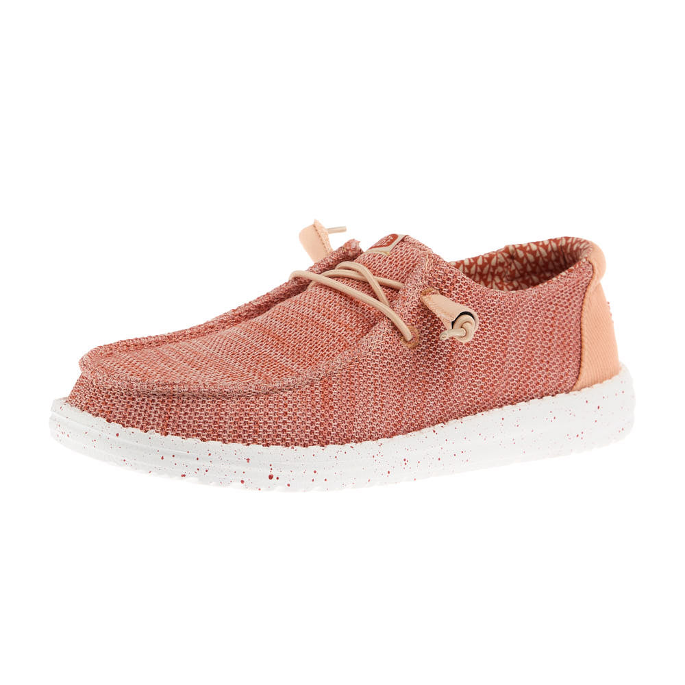 Hey Dude Women's Wendy Stretch Sox Peach Casual
