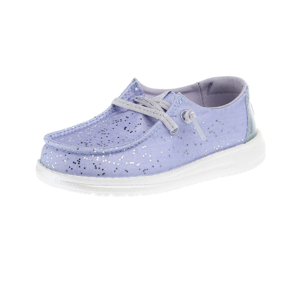 Hey Dude Toddler's Wendy Sparkle Surprise Purple Casual Shoe