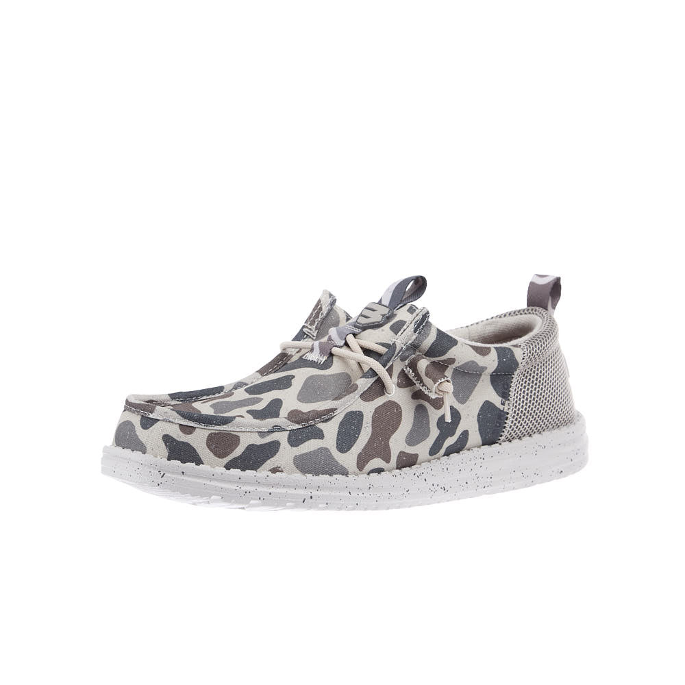 Hey Dude Men's Wally Funk Burlebo Deer Camo Casual