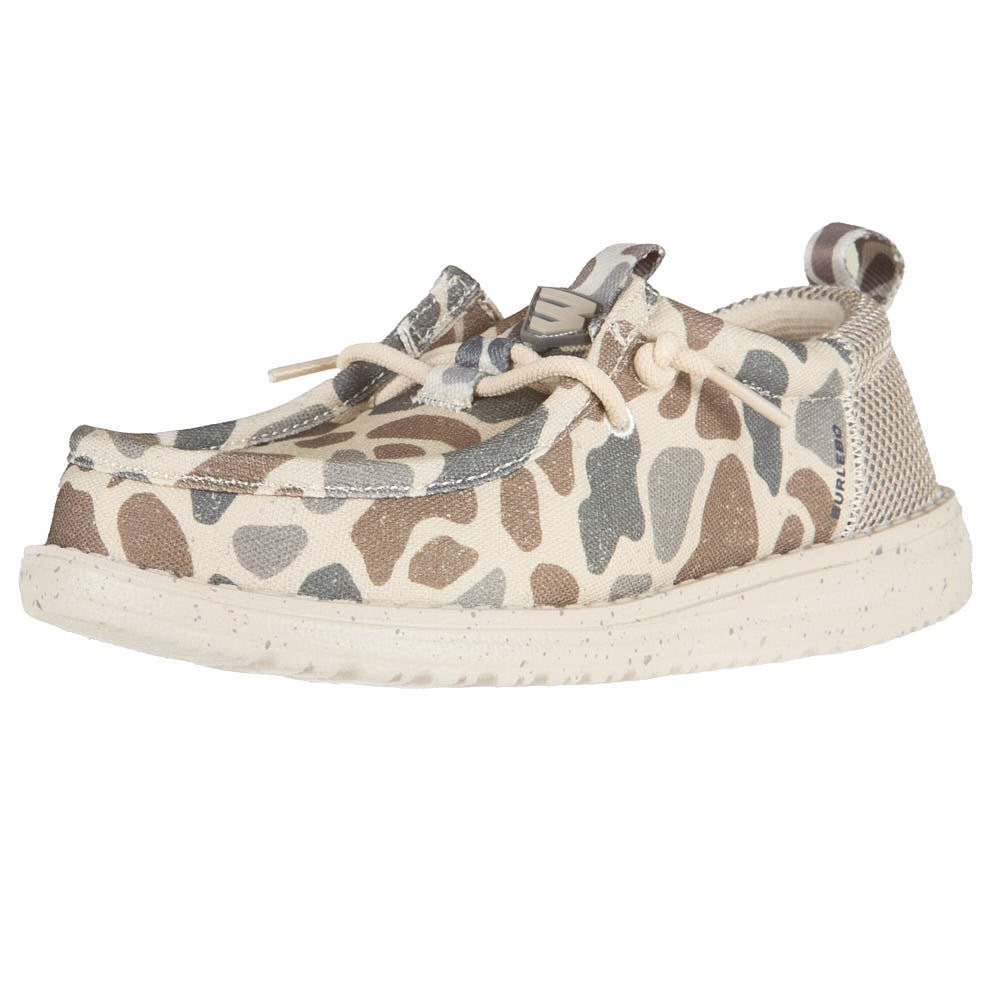 Hey Dude Kid's Wally Funk Burlebo Deer Camo