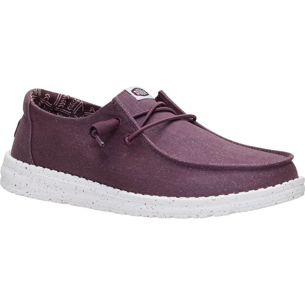 Hey Dude Women's Wendy Stretch Canvas Huckleberry Casual