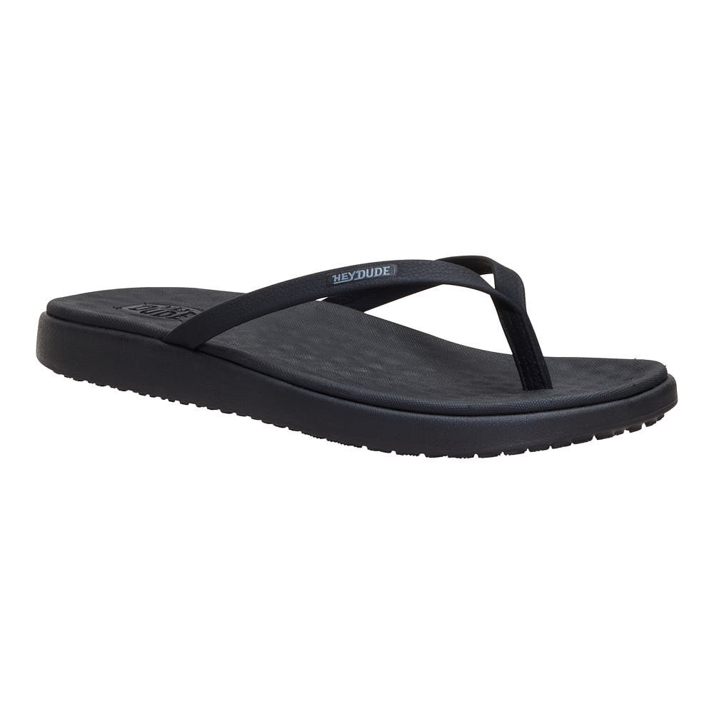 Hey Dude Women's Black Maui Breeze Flip Flop