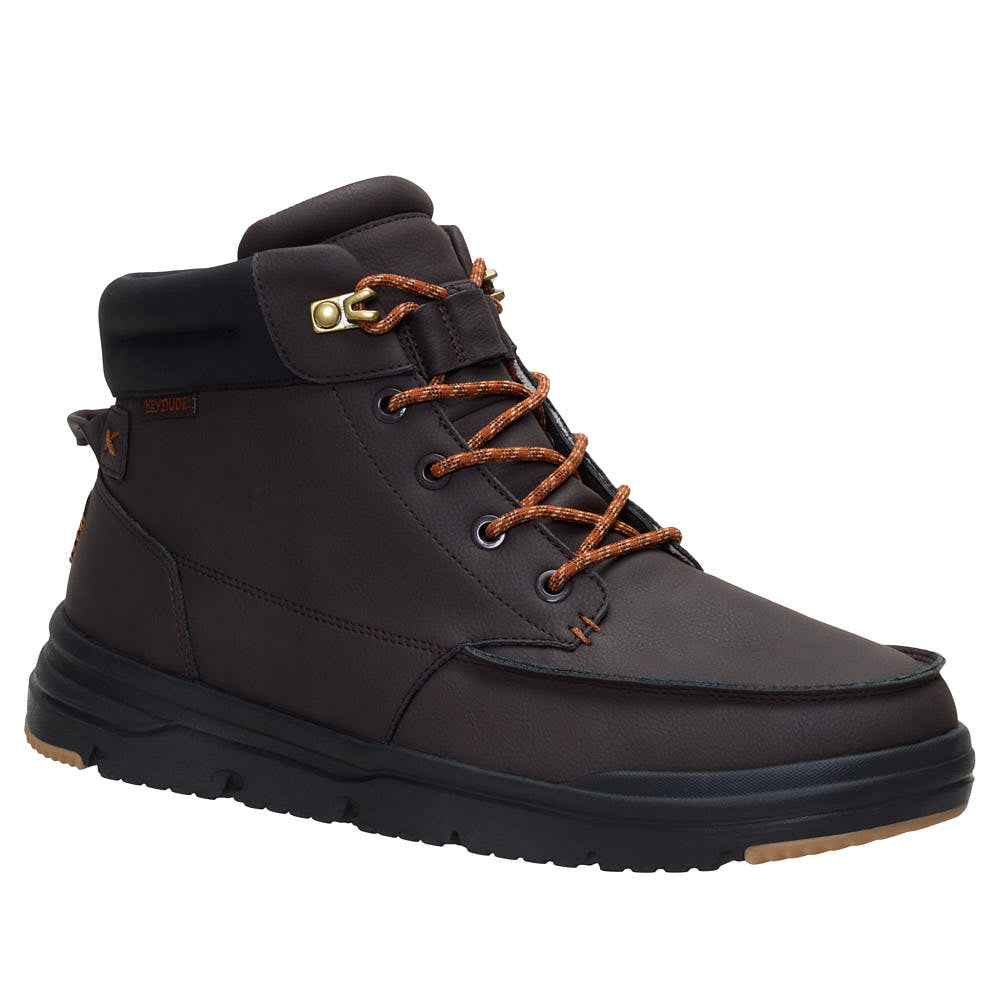Hey Dude Men's Bradley II Chocolate Lace Up