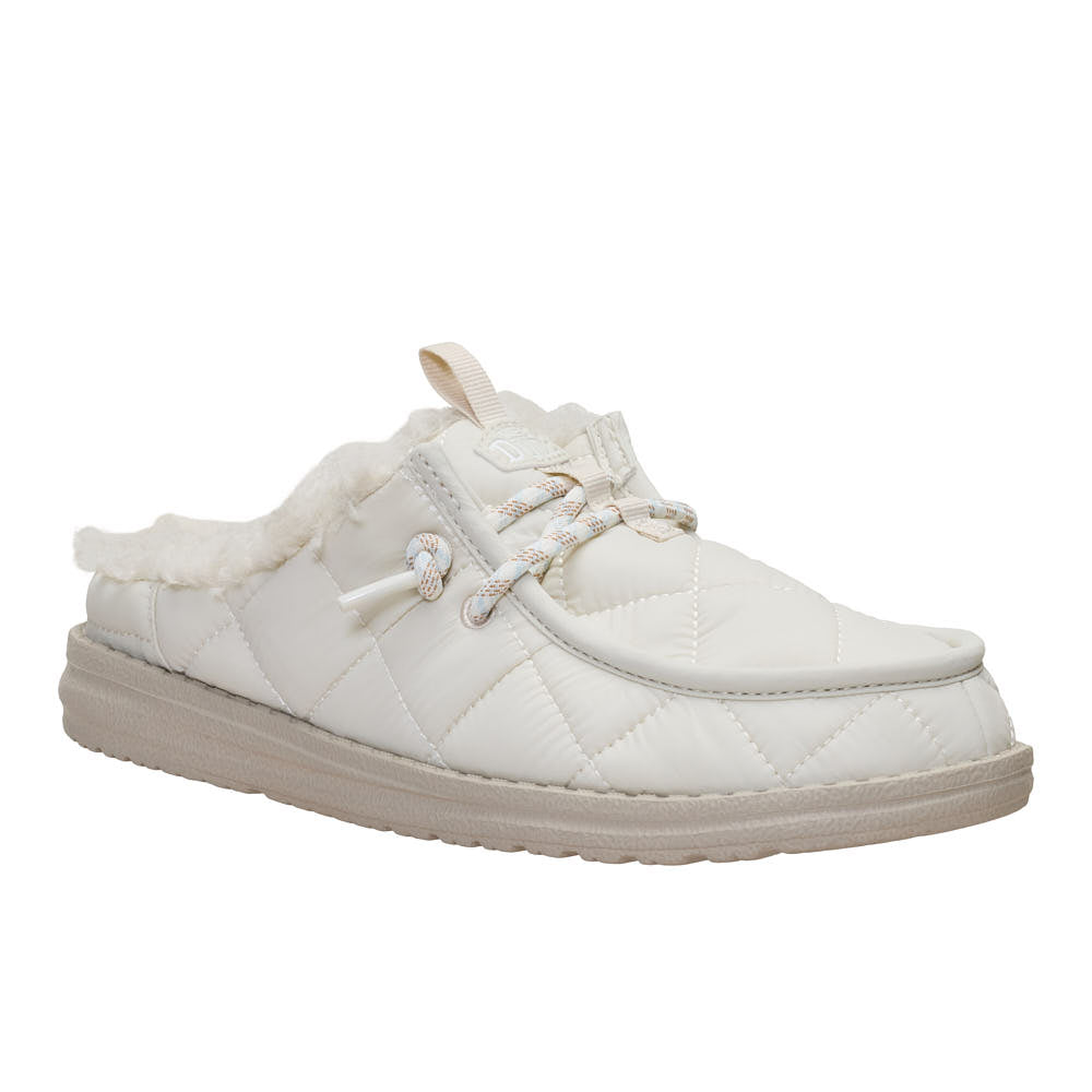 Hey Dude Women's Wendy Slip Camp Nylon Silver Birch Casual